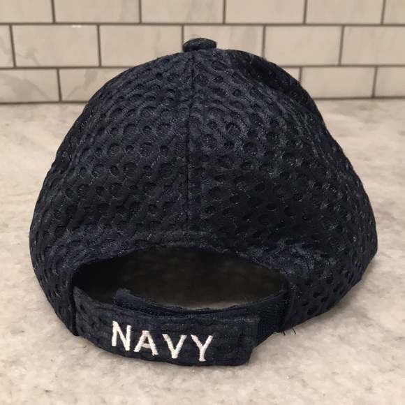 US Navy United States Dimpled Baseball Cap JWM Dad Hat Adjustable Dark Blue - Picture 6 of 9